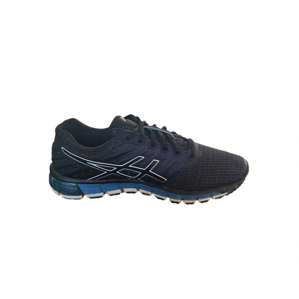 ASICS Gel-Quantum 180 2 Men's Black Blue T6G2N Running Shoes Size 10 - Picture 7 of 14